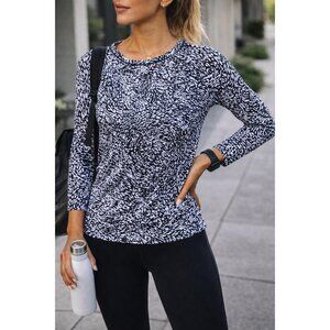 Athleta Ultimate Train Top Windstorm Sm. Long Sleeve Athleisure Yoga Workout Gym